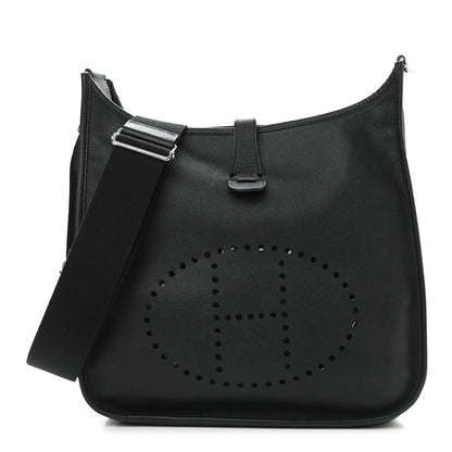 Hermes Soft Epsom Evelyne III GM Black 1 of 9