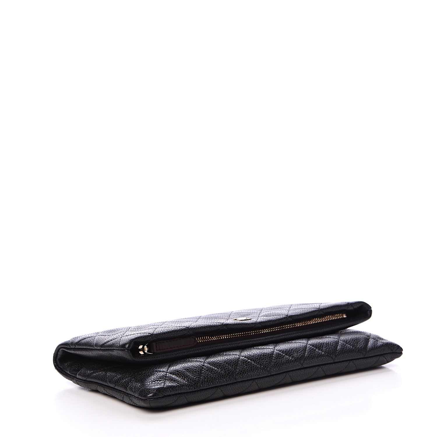 Chanel Caviar Quilted CC Beauty Clutch Black 3 of 7