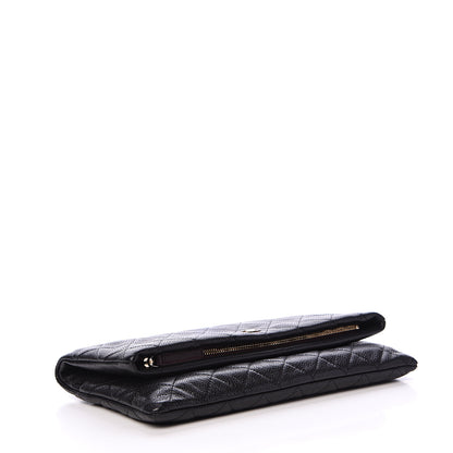 Chanel Caviar Quilted CC Beauty Clutch Black 3 of 7