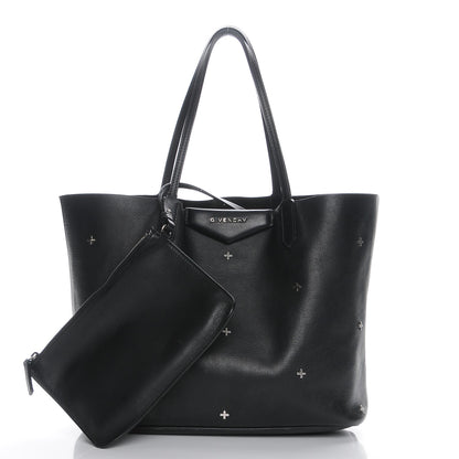 Givenchy Calfskin Metal Cross Small Antigona Tote Black 8 of 19