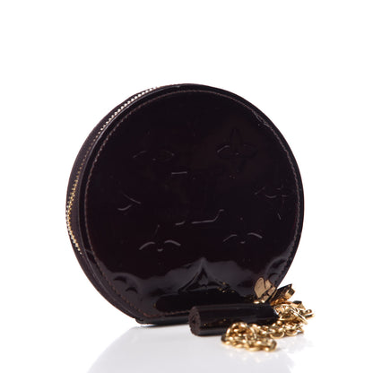 Louis Vuitton Vernis Chapeau Coin Purse Amarante 3 of 6