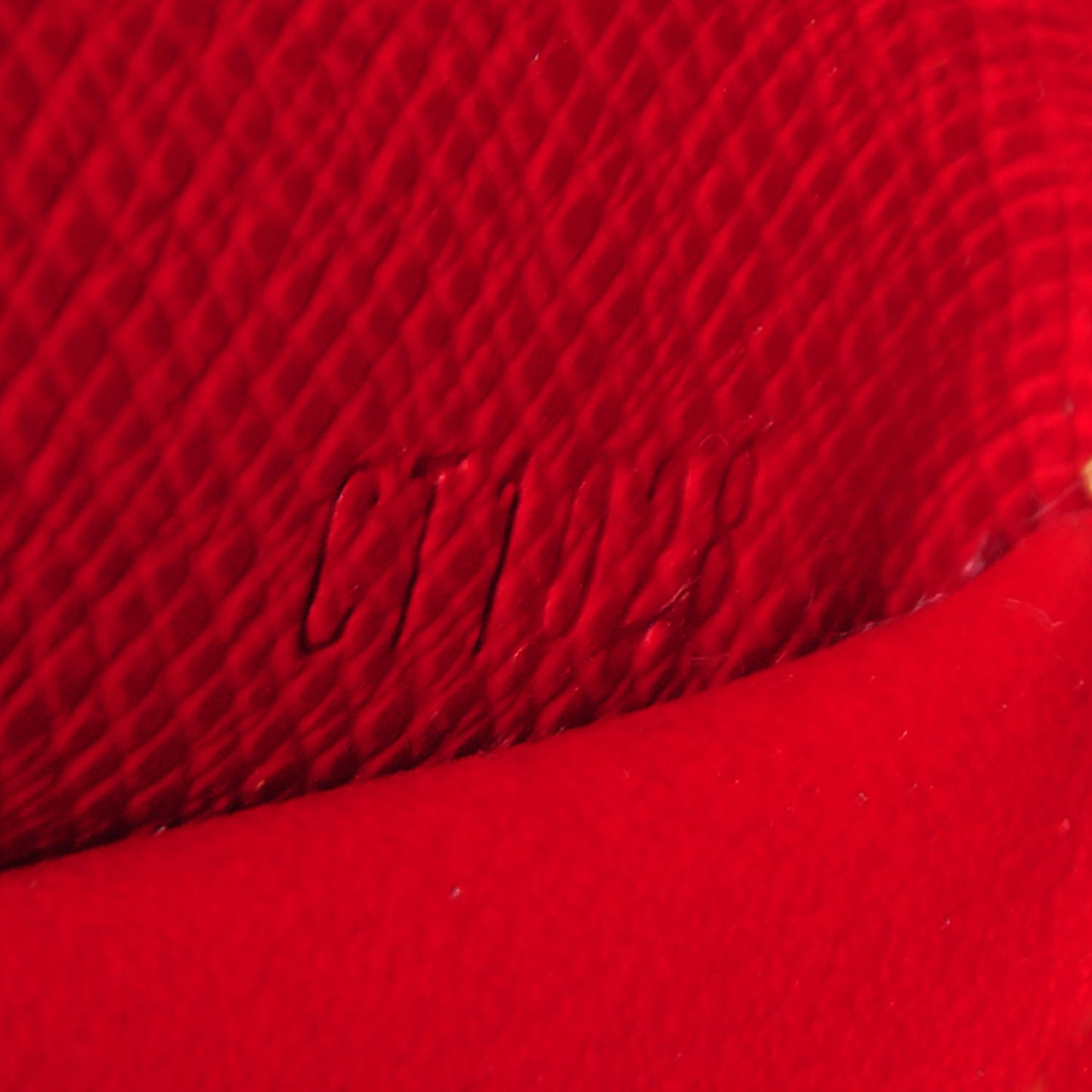 Damier Ebene Complice Trunks and Bags Key Pouch Red