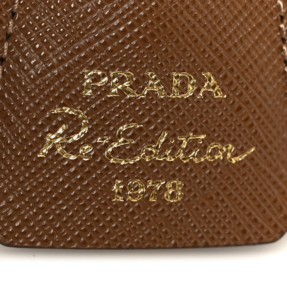 Prada Re-Nylon Saffiano Medium Re-Edition 1978 Two Handle Bag Sughero 7 of 10