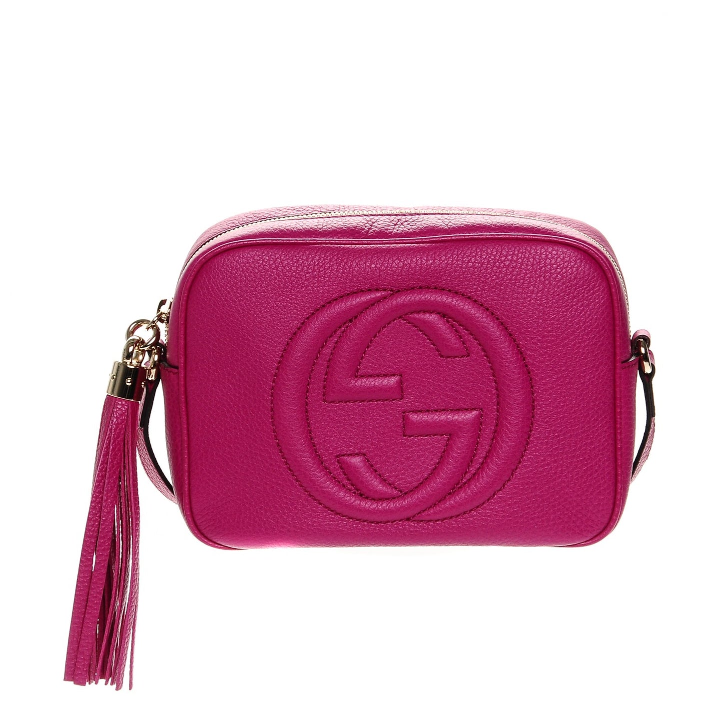Cellarius Calfskin Small Soho Disco Bag Bright Bouganville