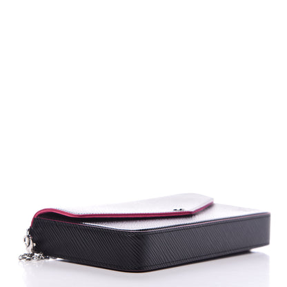 Louis Vuitton Epi Pochette Felicie Black Hot Pink 4 of 10