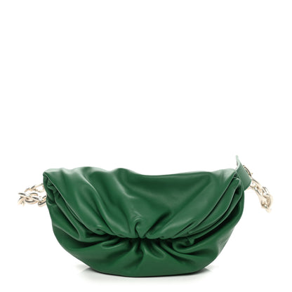 Bottega Veneta Nappa The Belt Chain Pouch Racing Green 1 of 11