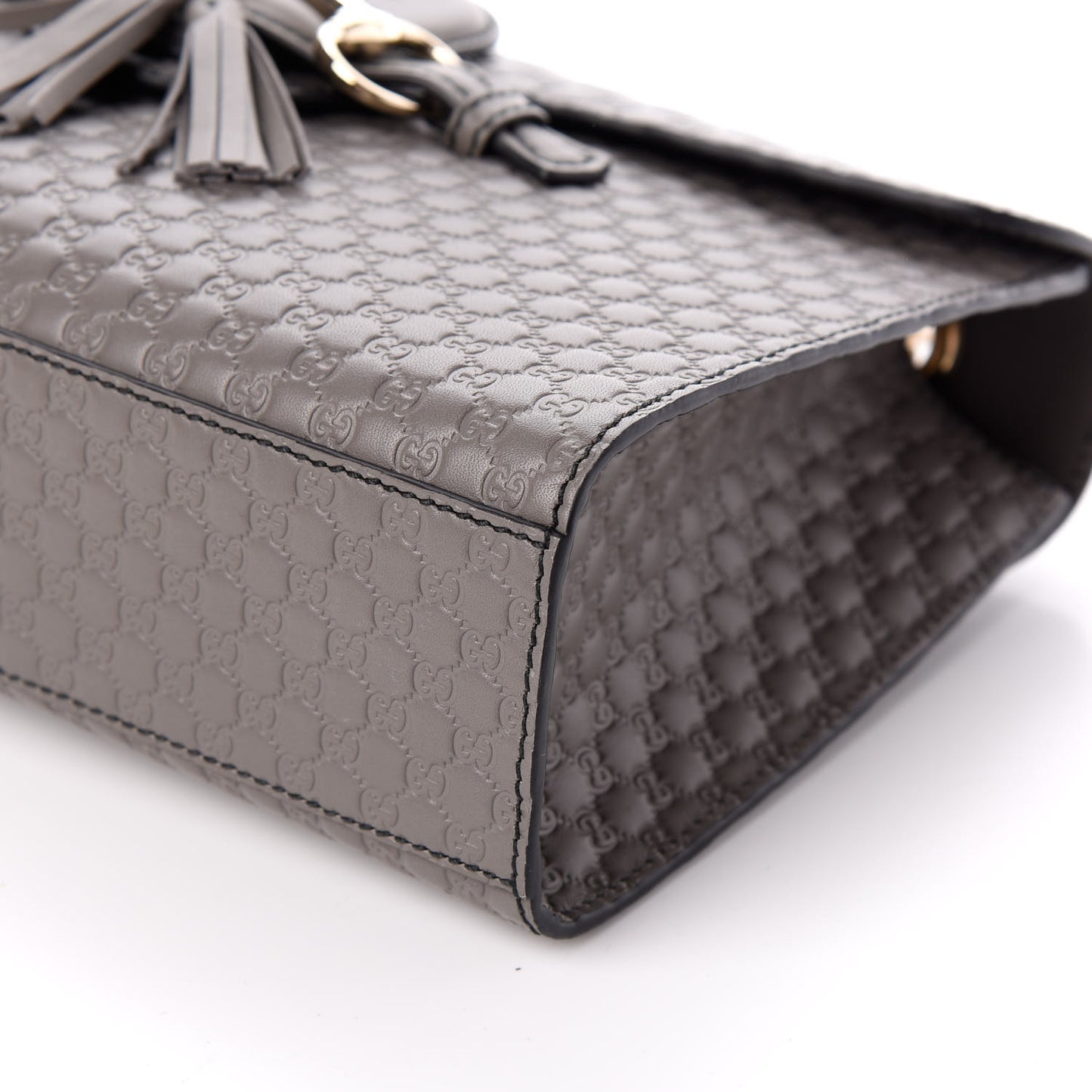 Soft Microguccissima Medium Emily Chain Shoulder Bag Loess