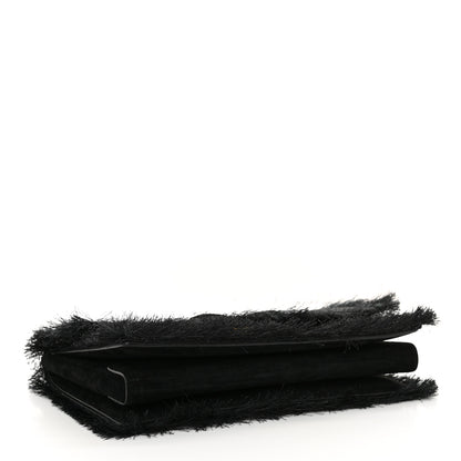 Salvatore Ferragamo Raffia Miss Vara Bow Chain Bag Black 4 of 10