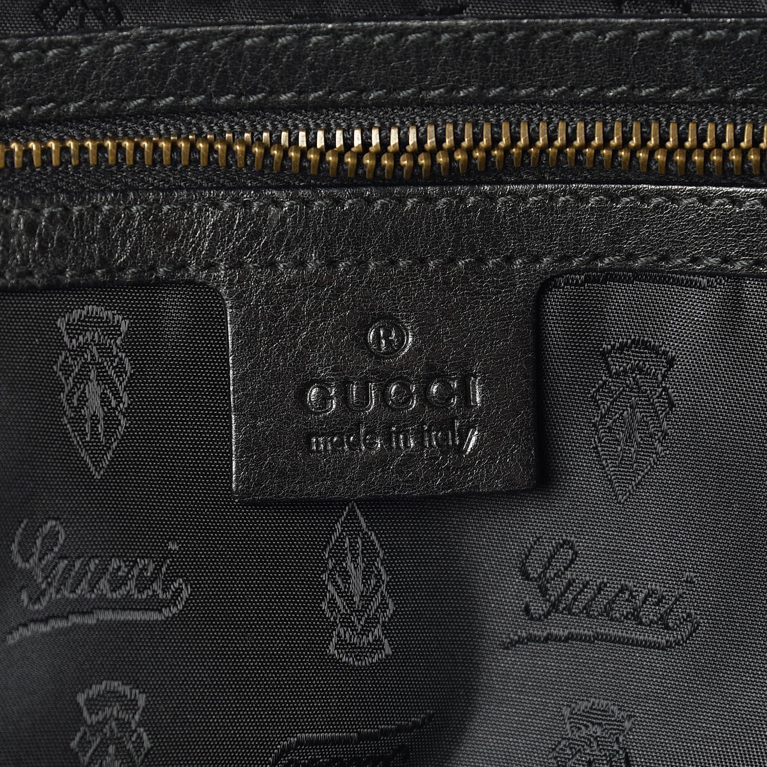 Gucci Calfskin Large Babouska Dome Satchel Black 6 of 12