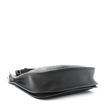 Hermes Taurillon Clemence Evelyne III PM Black 4 of 11