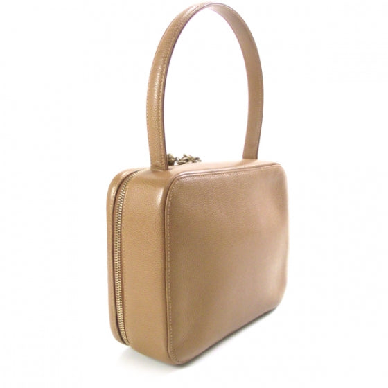 Leather CC Top Handle Bag