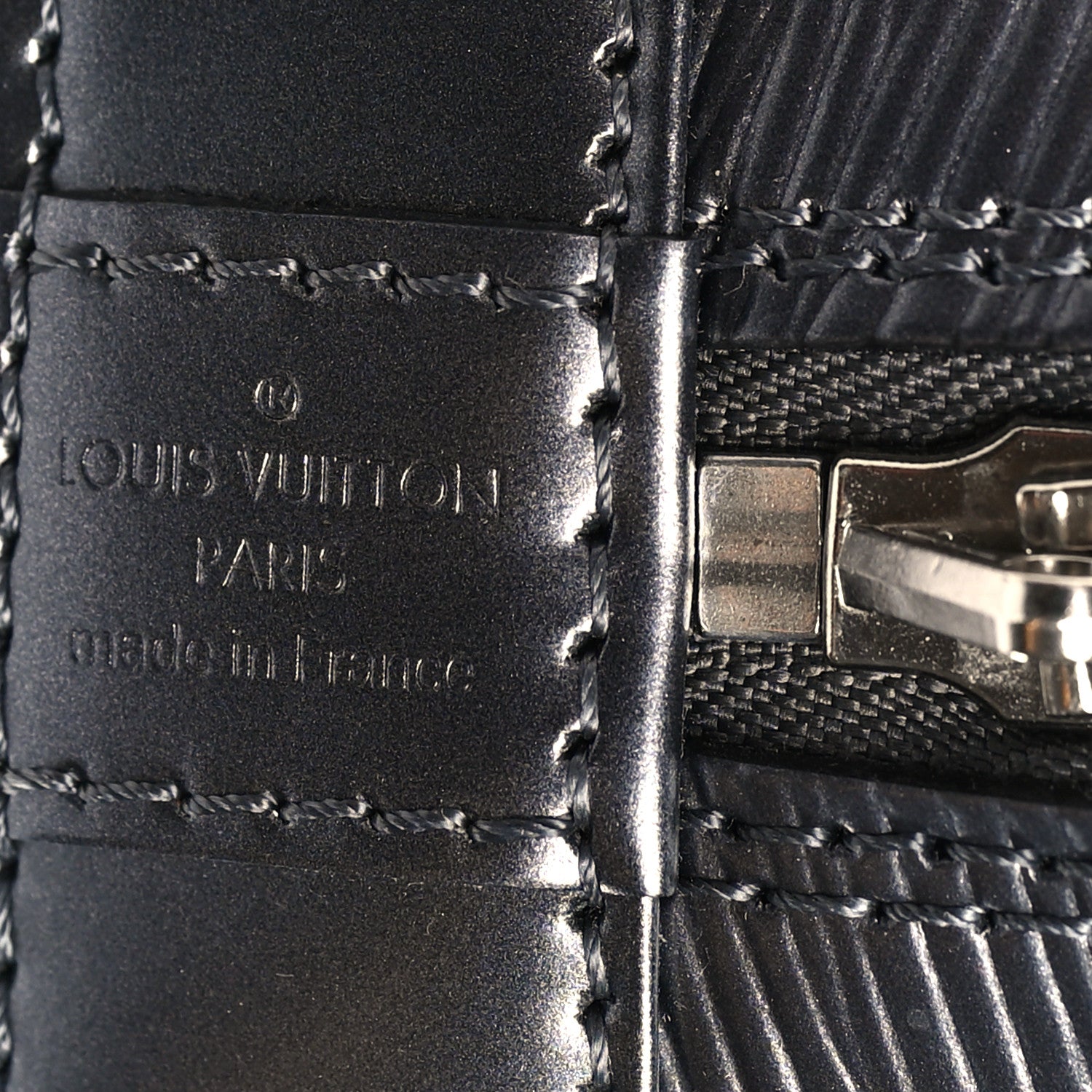 Louis Vuitton Epi Alma BB Anthracite Nacre 6 of 8