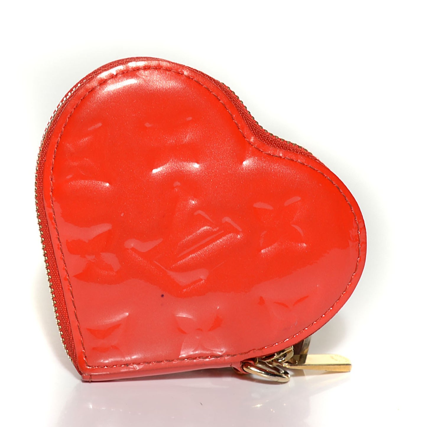 Vernis Heart Coin Purse Pomme D'Amour