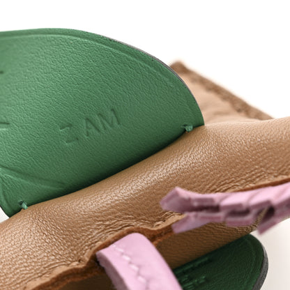 Hermes Milo Lambskin Grigri Rodeo Pegase Horse Bag Charm PM Chai Mauve Sylvestre Menthe 4 of 5