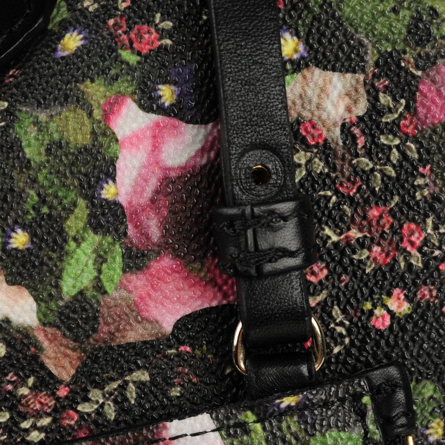 Givenchy Coated Canvas Roses Camouflage Print Large Antigona Tote Black 10 of 11