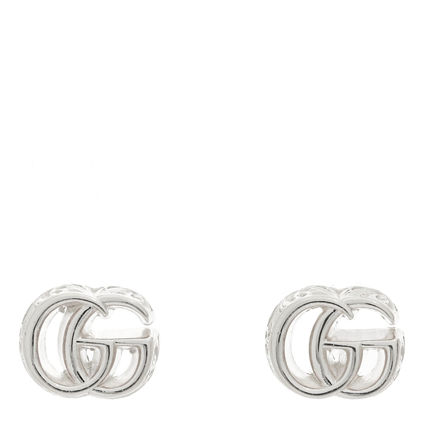 Sterling Silver GG Stud Earrings