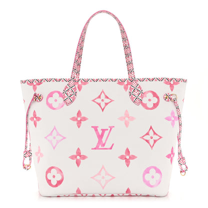 Louis Vuitton Monogram Giant By The Pool 2.0 Neverfull MM Rose 1 of 9