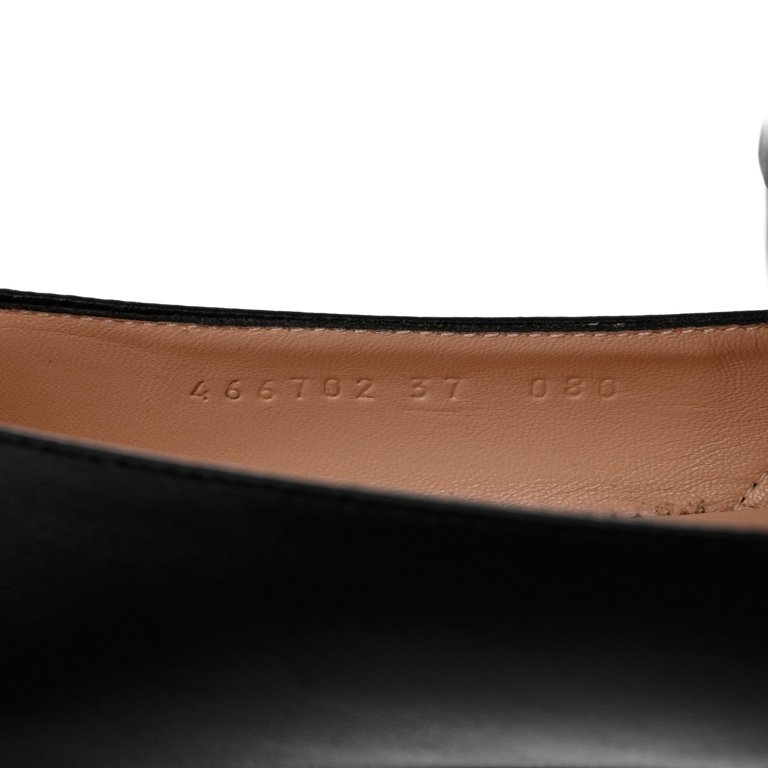 Gucci Calfskin Horsebit Loafers 37 Black 6 of 10