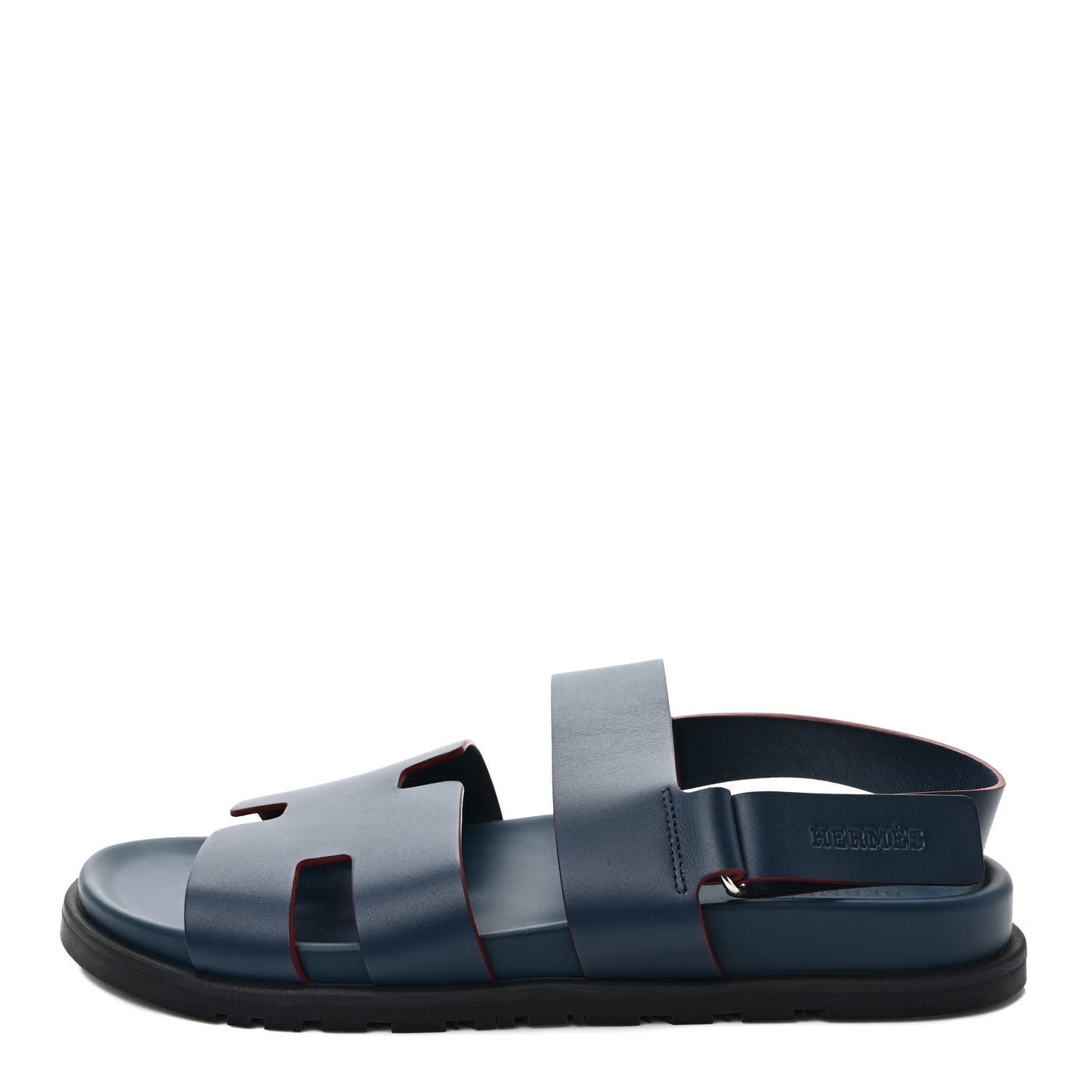 Calfskin Mens Genius Sandals 42.5 Marine