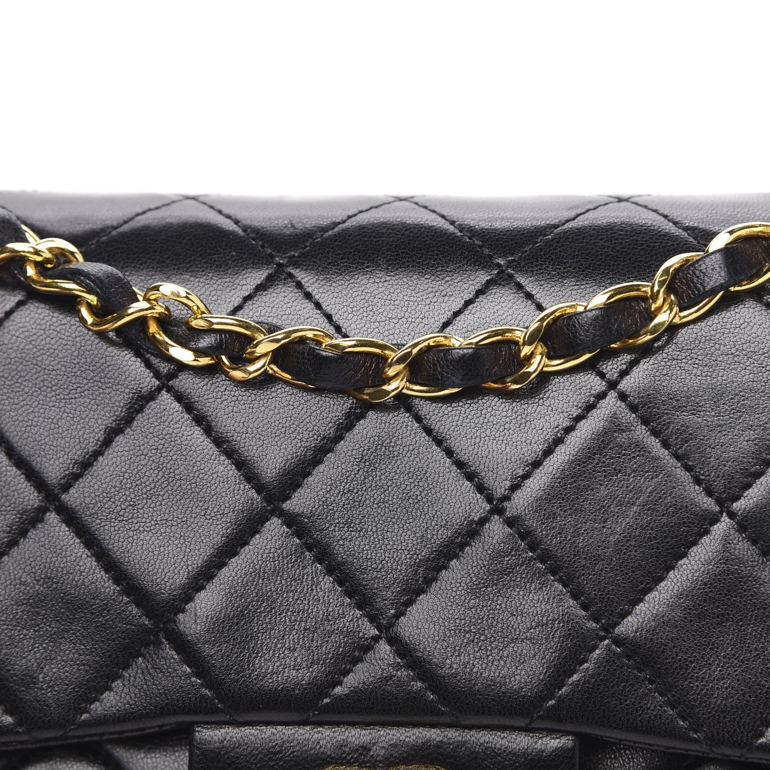 Chanel Lambskin Quilted Small Double Flap Black 8 of 15