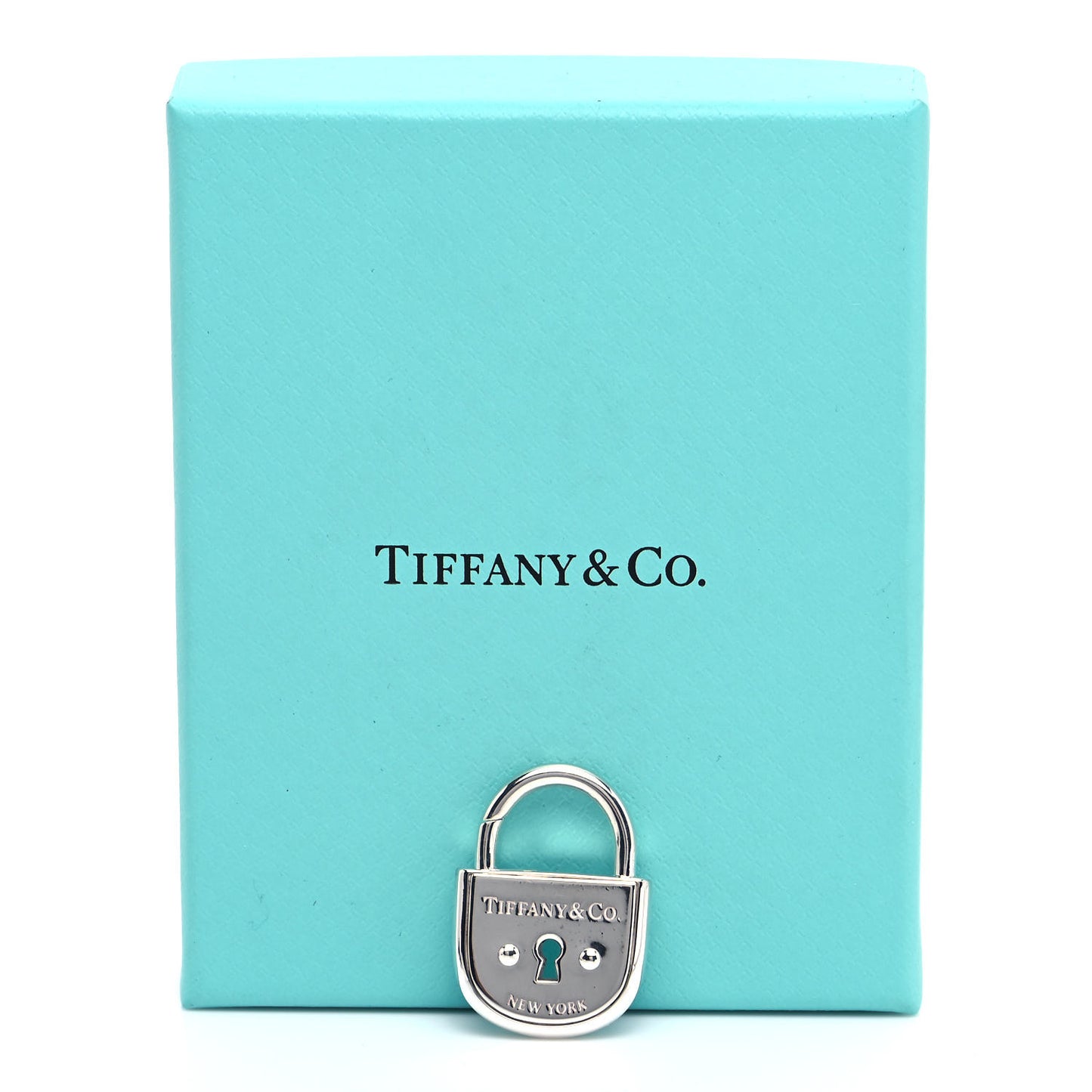 Sterling Silver Arc Lock Charm Pendant