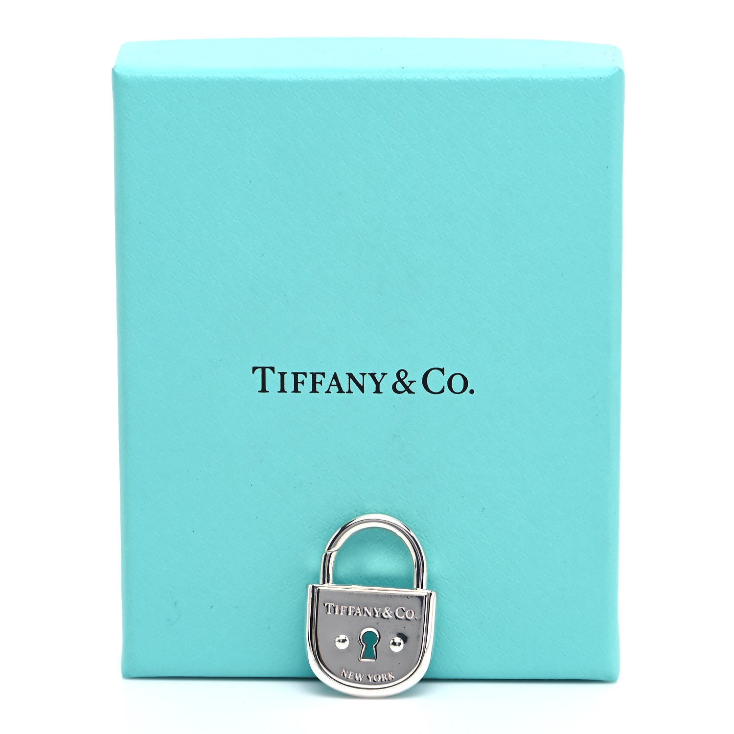 Tiffany Sterling Silver Arc Lock Charm Pendant 5 of 5