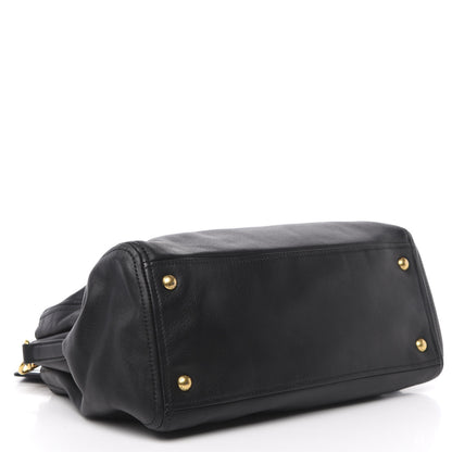 Prada Soft Calfskin Tote Black 4 of 10