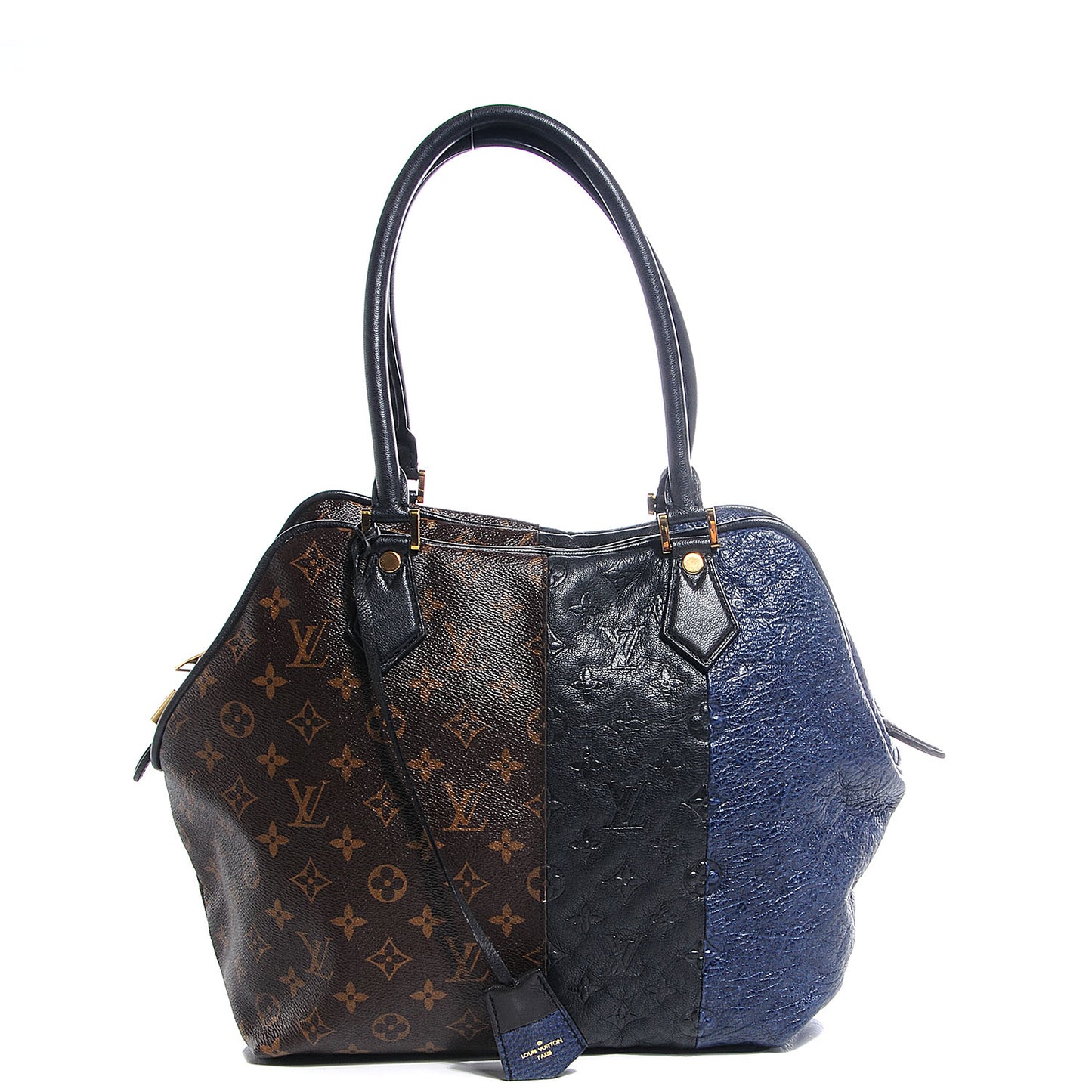 Monogram Stripes Medium Bag Marine