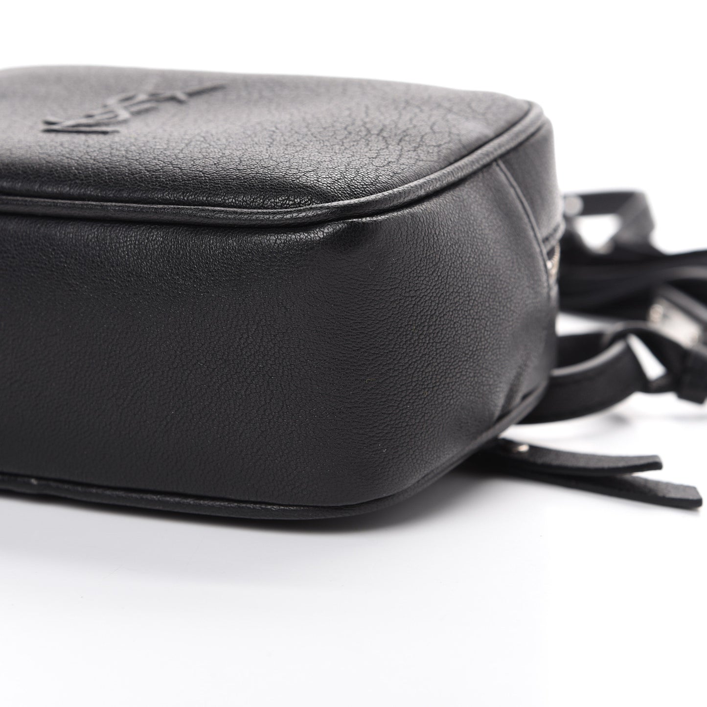 Lambskin Monogram Lou Belt Bag Black
