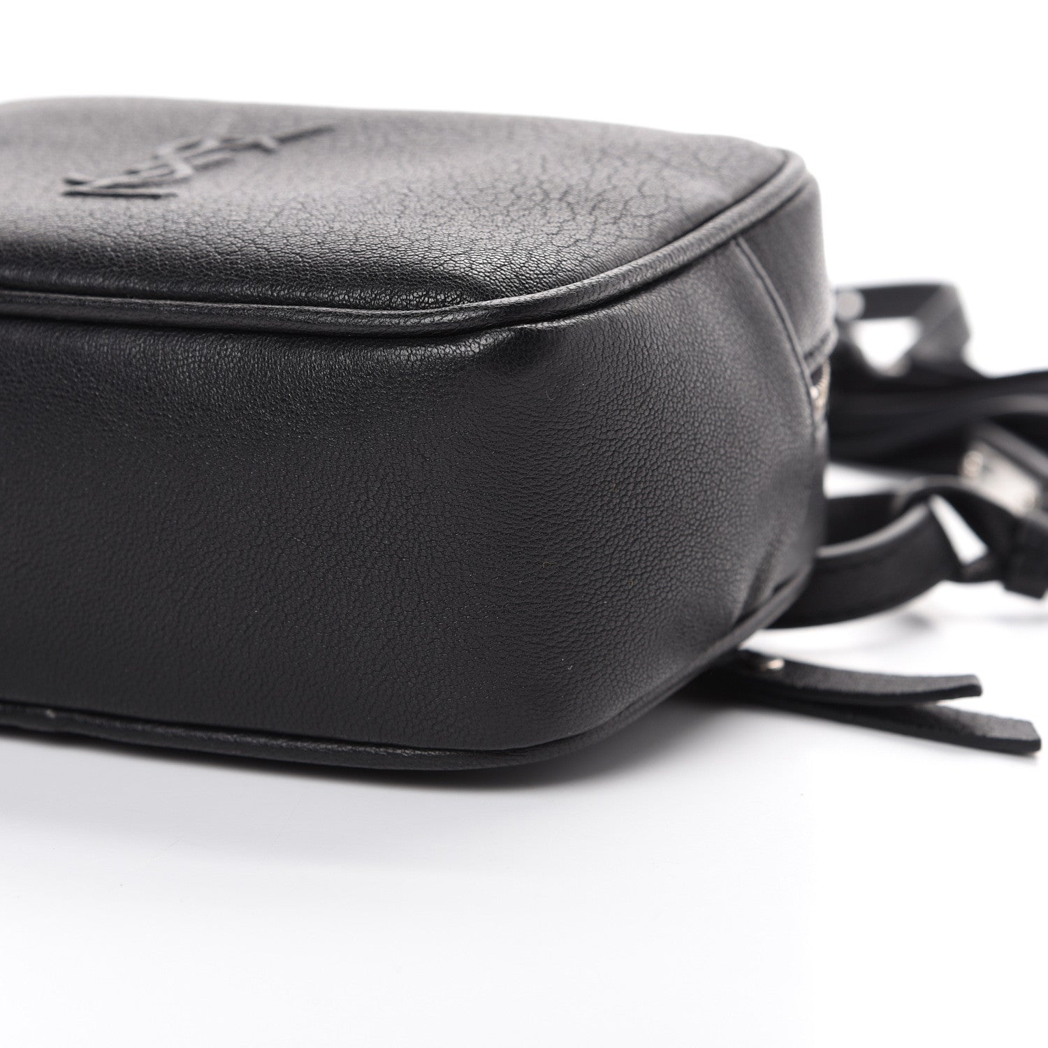 Saint Laurent Lambskin Monogram Lou Belt Bag Black 9 of 9