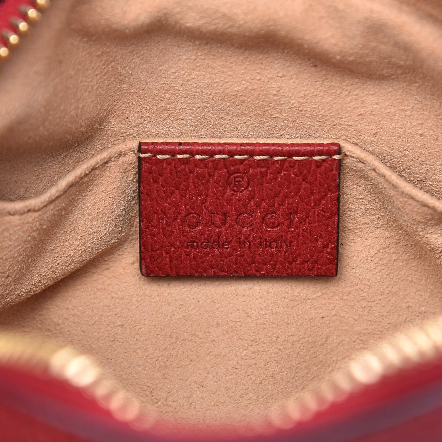 GG Supreme Monogram Flora Web Mini Ophidia Shoulder Bag Red
