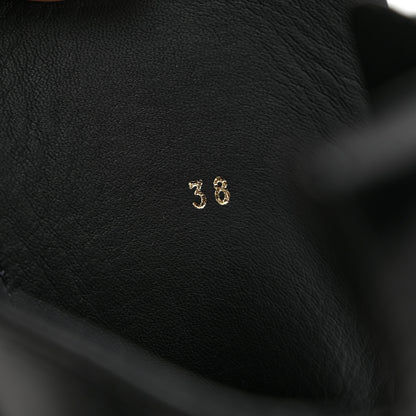Fendi Vitello Abrasivato Fendigraphy 50mm Biker Boots 38 Black 9 of 9