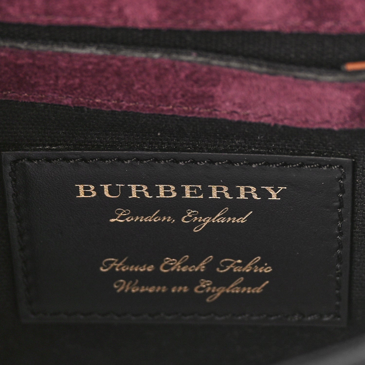 Burberry Derby Calfskin House Check Small Macken Crossbody Bag Tan 6 of 8