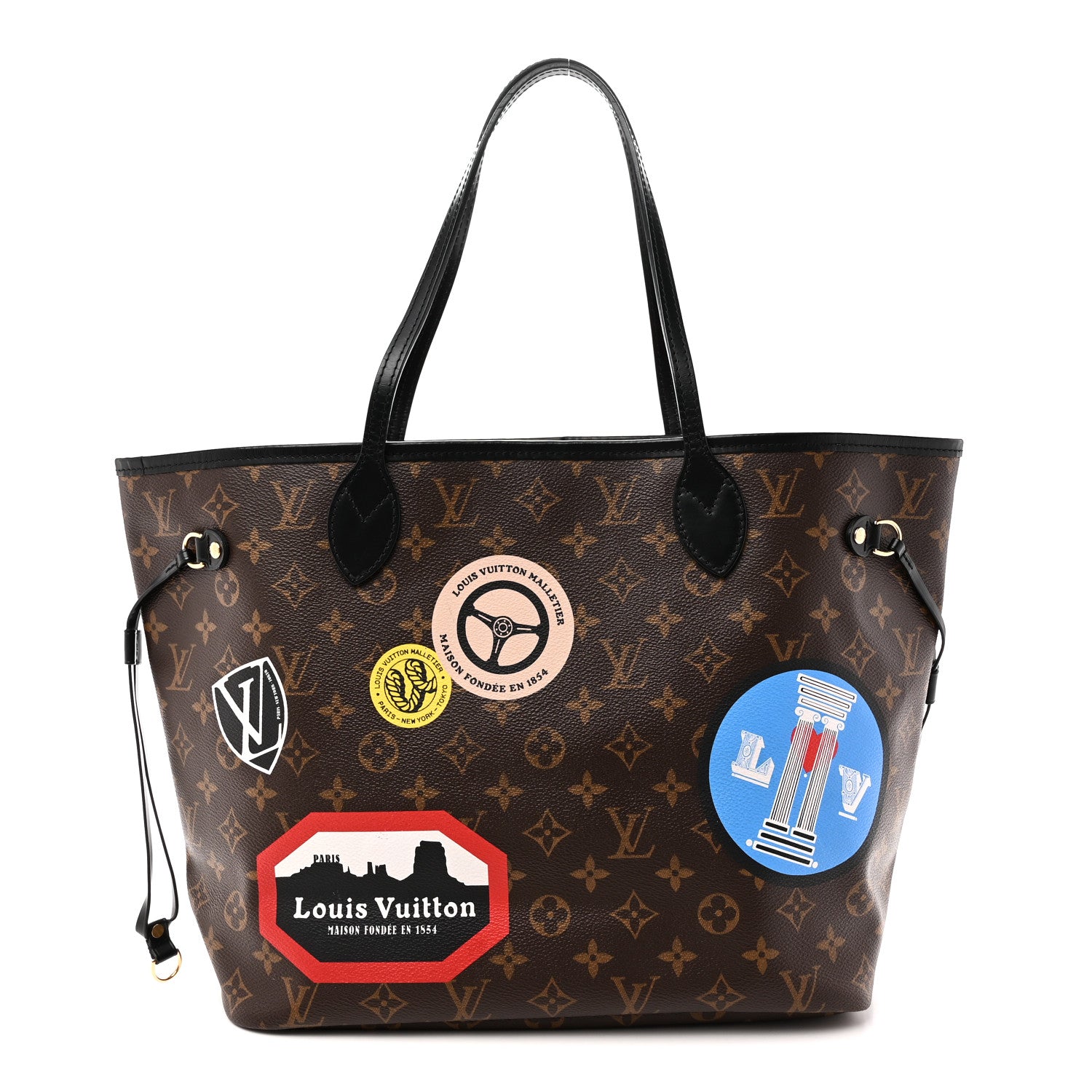 Louis Vuitton Monogram World Tour Neverfull MM 1 of 11