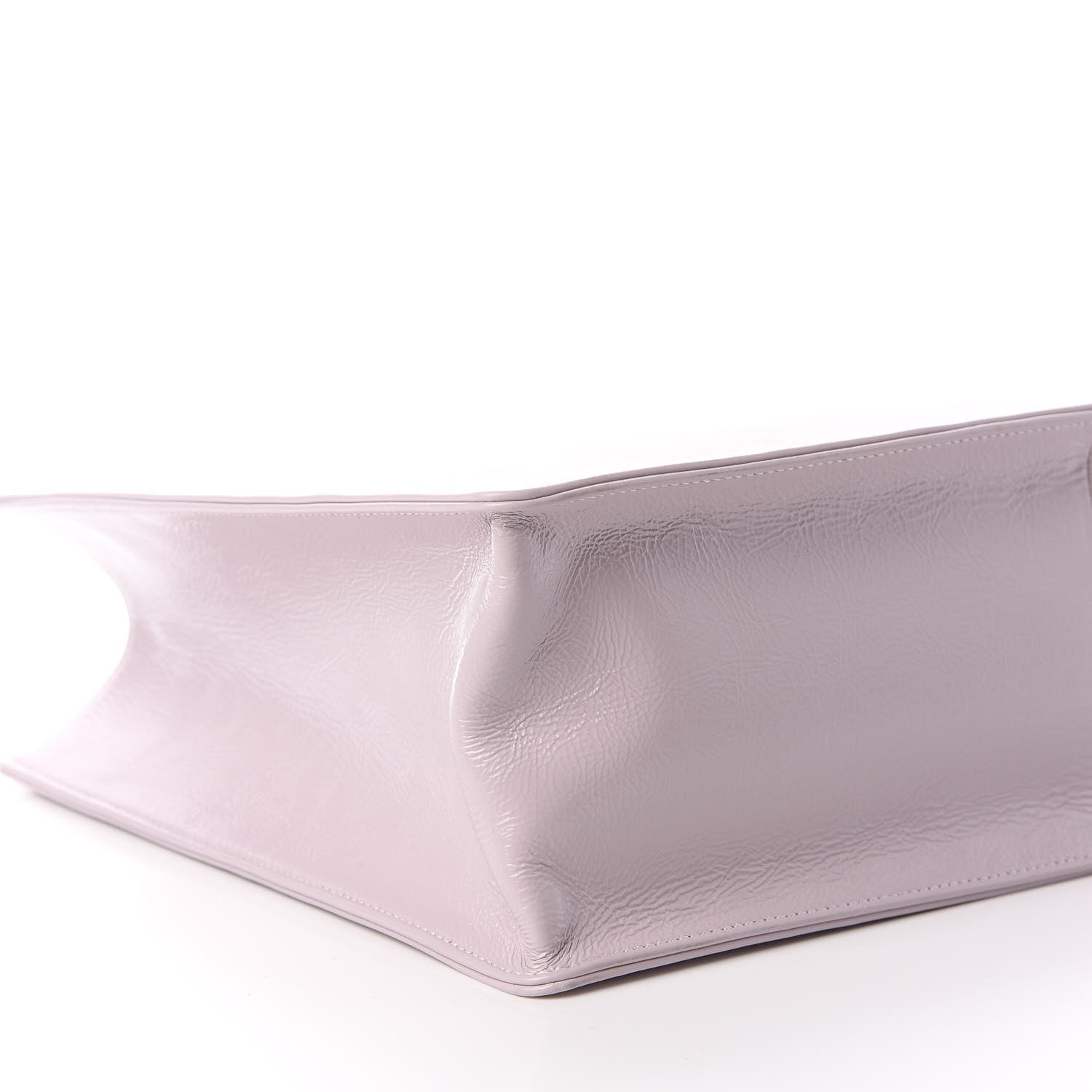 Chanel Shiny Aged Calfskin Shopping Bag Lilac 8 of 9