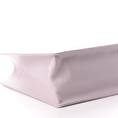 Chanel Shiny Aged Calfskin Shopping Bag Lilac 8 of 9