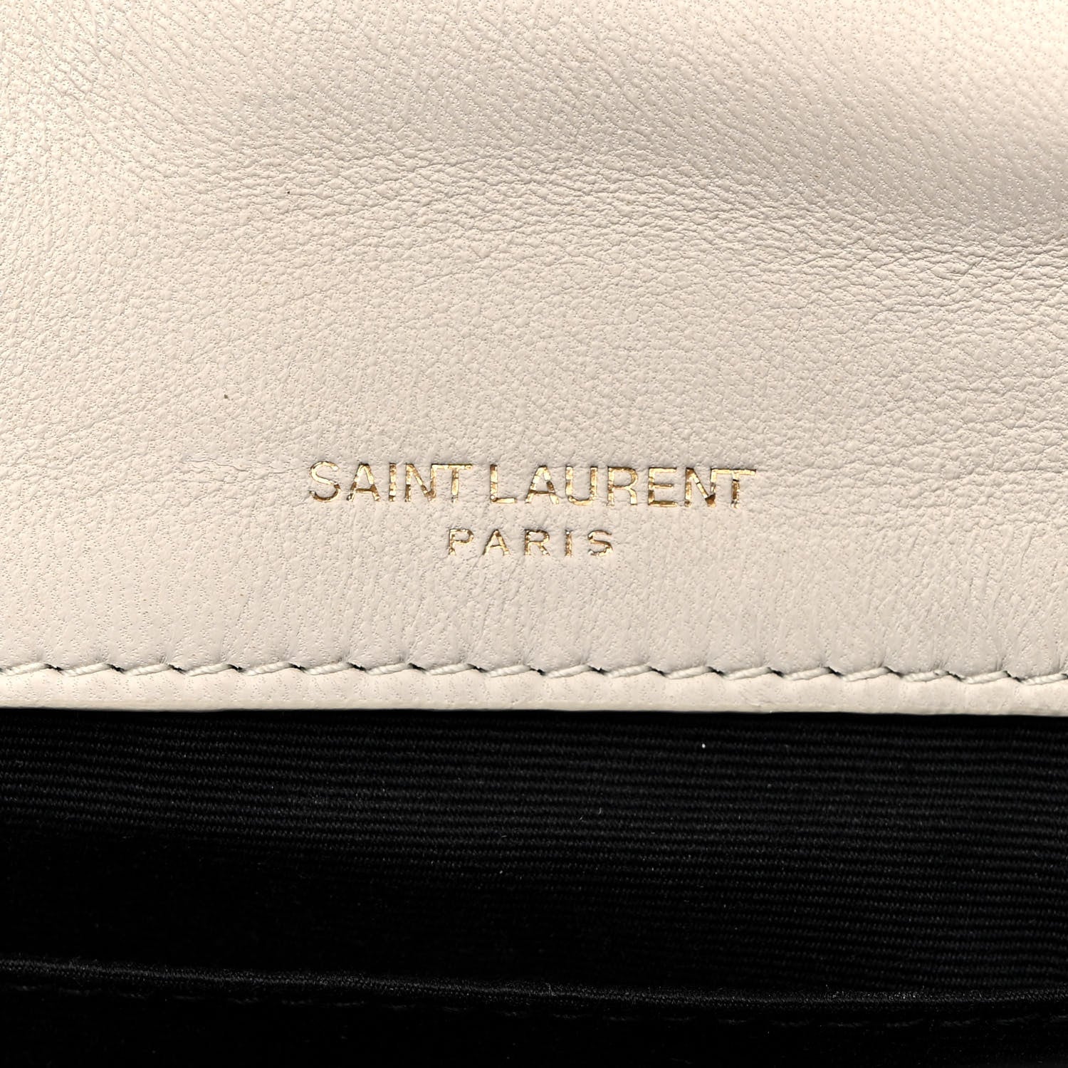 Saint Laurent Lambskin Patchwork Monogram Small Jamie White 6 of 13