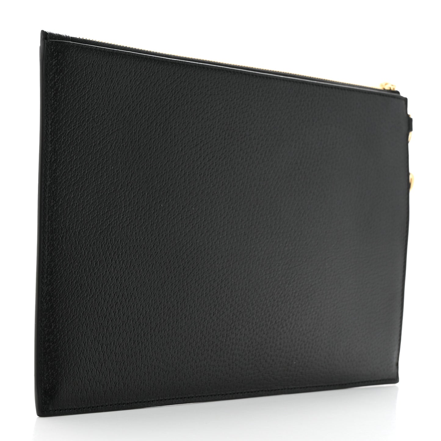 Calfskin Horsebit 1955 Wristlet Pouch Black