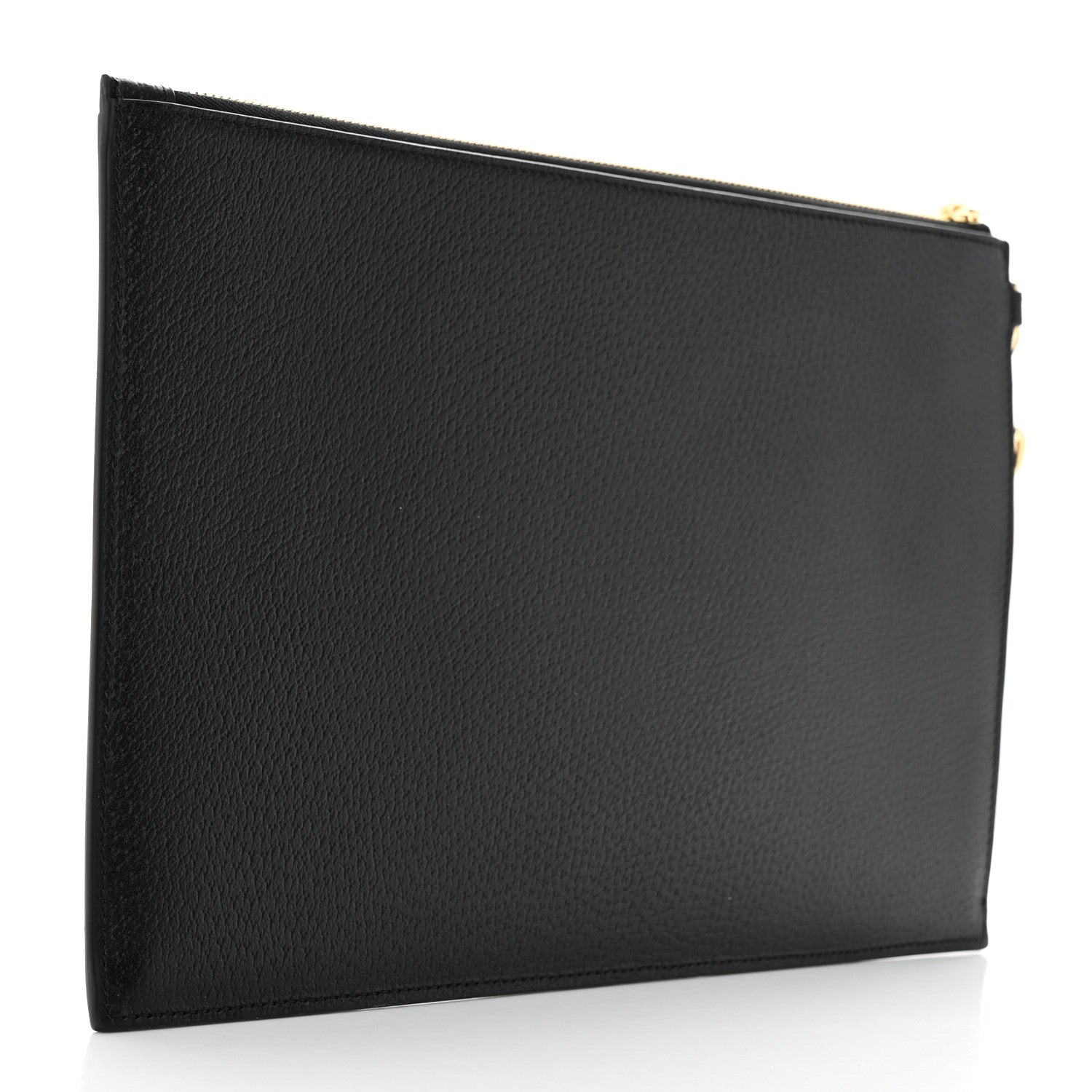Gucci Calfskin Horsebit 1955 Wristlet Pouch Black 2 of 11