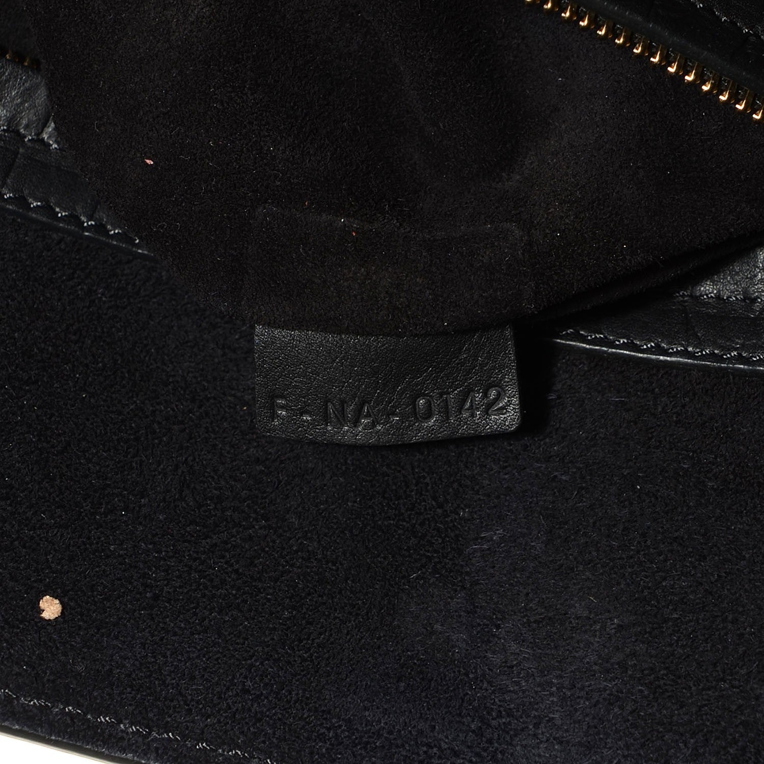 Celine Crocodile Embossed Calfskin Medium Phantom Luggage Black 7 of 7