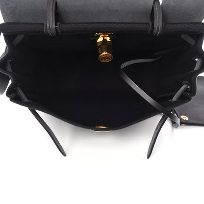 Hermes Toile Vache Hunter Herbag Zip PM 31 Black 6 of 11