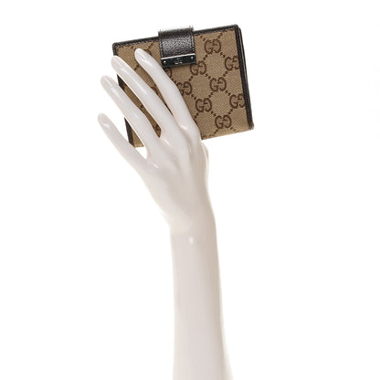 Gucci Monogram Compact Wallet Dark Brown 2 of 6