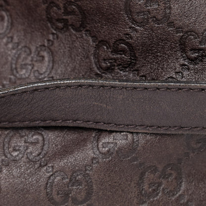 Gucci Guccissima Medium Abbey Shoulder Bag Chocolate 11 of 12