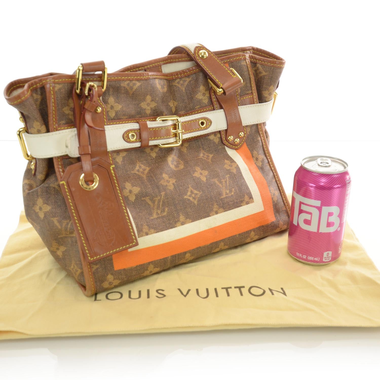 Louis Vuitton Monogram Rayures Tisse Sac PM 9 of 9