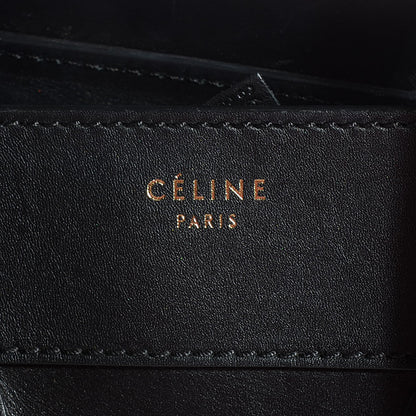 Celine Smooth Calfskin Mini Luggage Black 8 of 9
