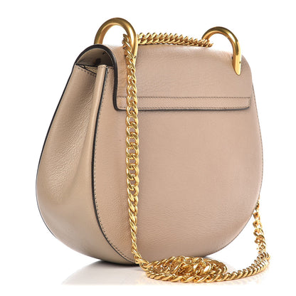 Chloe Grained Lambskin Drew Shoulder Bag Motty Grey 3 of 7
