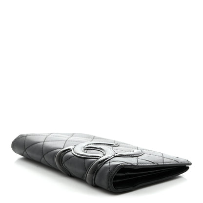 Chanel Calfskin Quilted Cambon Yen Wallet Black 4 of 9
