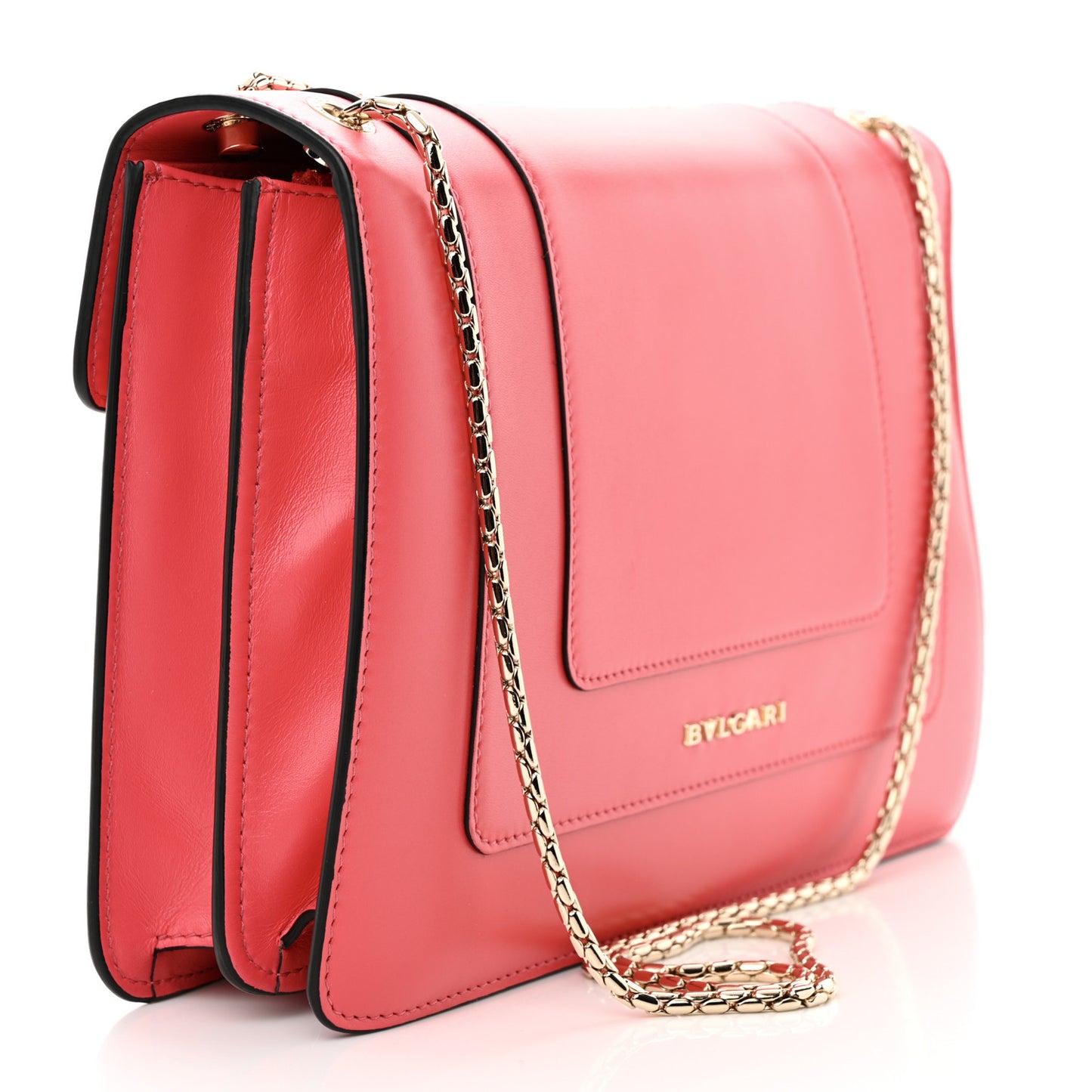 Calfskin Serpenti Forever Crossbody Bag Pink