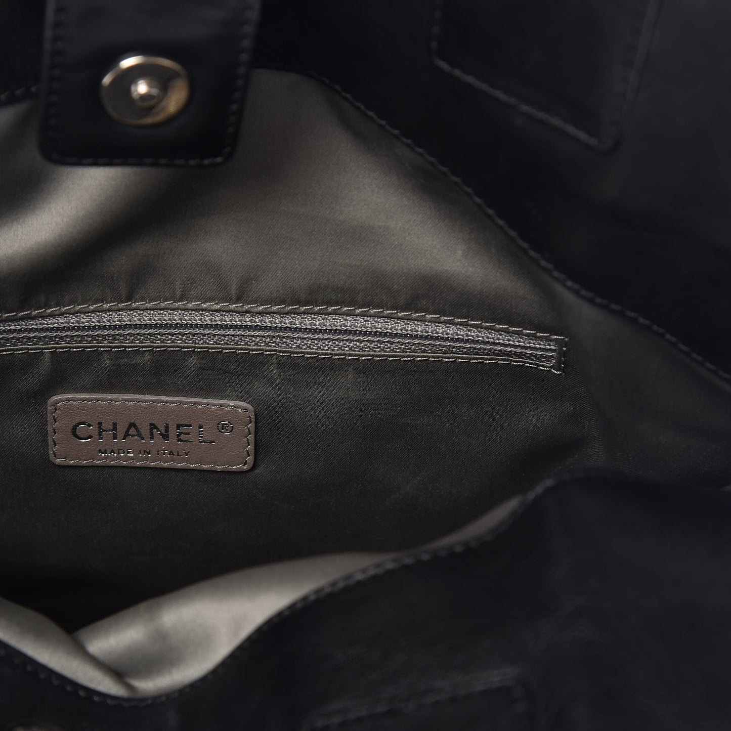 Calfskin Soho CC Shopper Tote Black