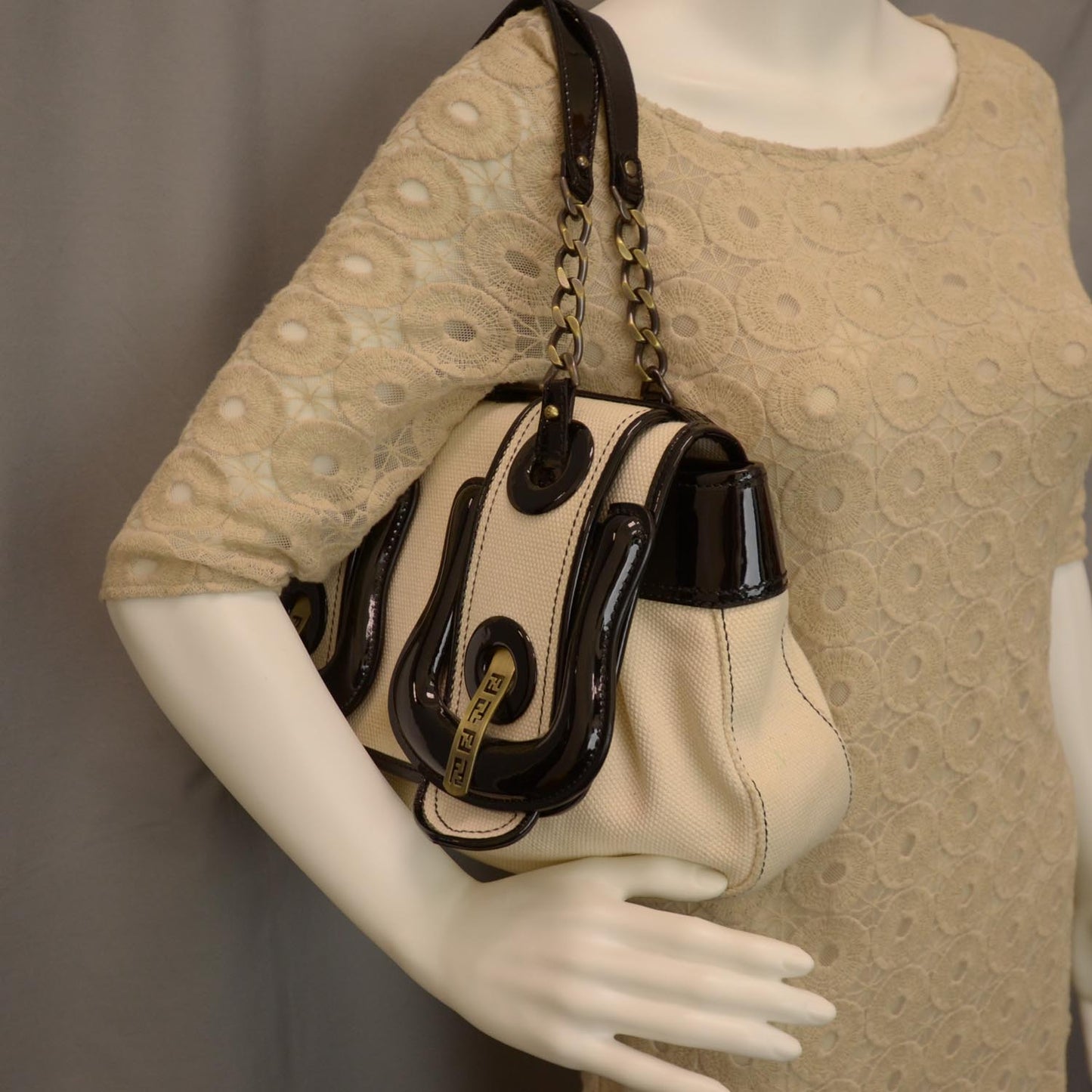 Canvas Patent B Bag Corda Black
